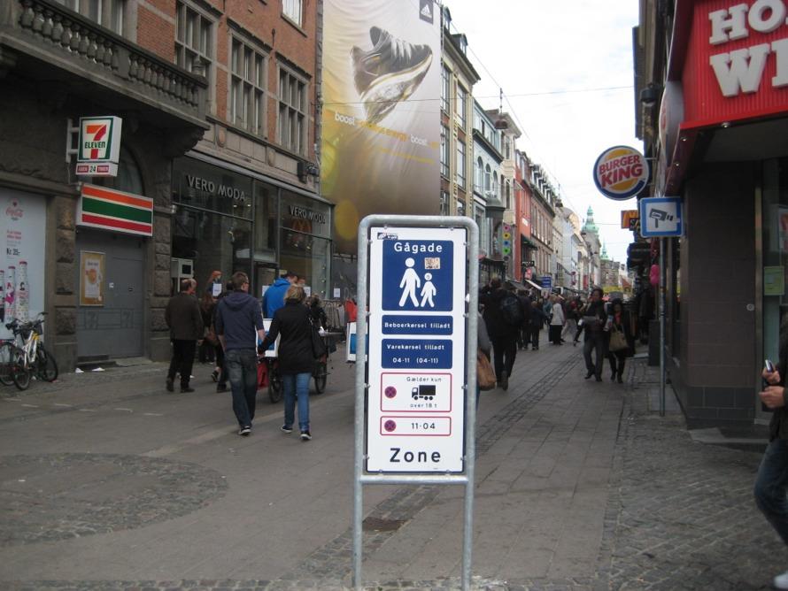 Pedestrian zone, no