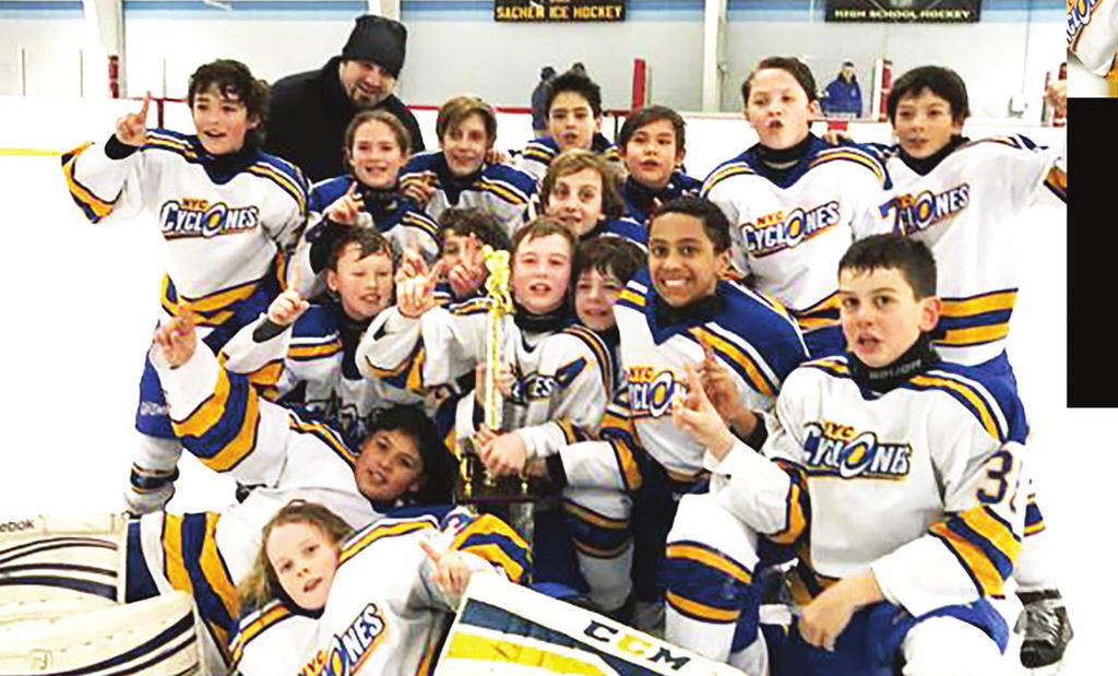 2019 SKY RINK AT CHELSEA PIERS YOUTH HOCKEY PROGRAMS The newly structured Cyclones Youth Hockey program is designed to foster teamwork and build pride as teams represent Sky Rink and compete against