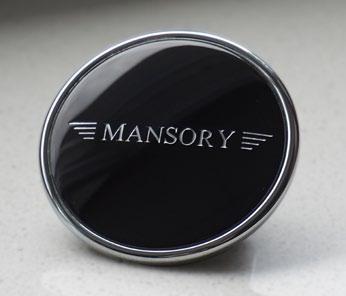 NEW MANSORY LOGO EMBLEM BADGE FOR YOUR MERCEDES-BENZ Logo emblem badge for Mercedes bonnet MMB 102 665 Replaces MB star for original engine bonnet All prices calculated net, ex works