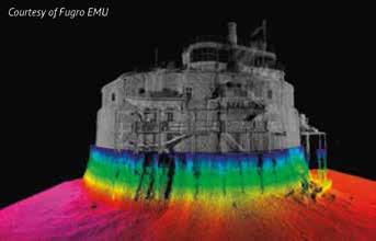 Combined with the unique multi-detect feature to ensure you capture all the detail of structures during hydrographic surveys including determination of scour around the base of any supports.