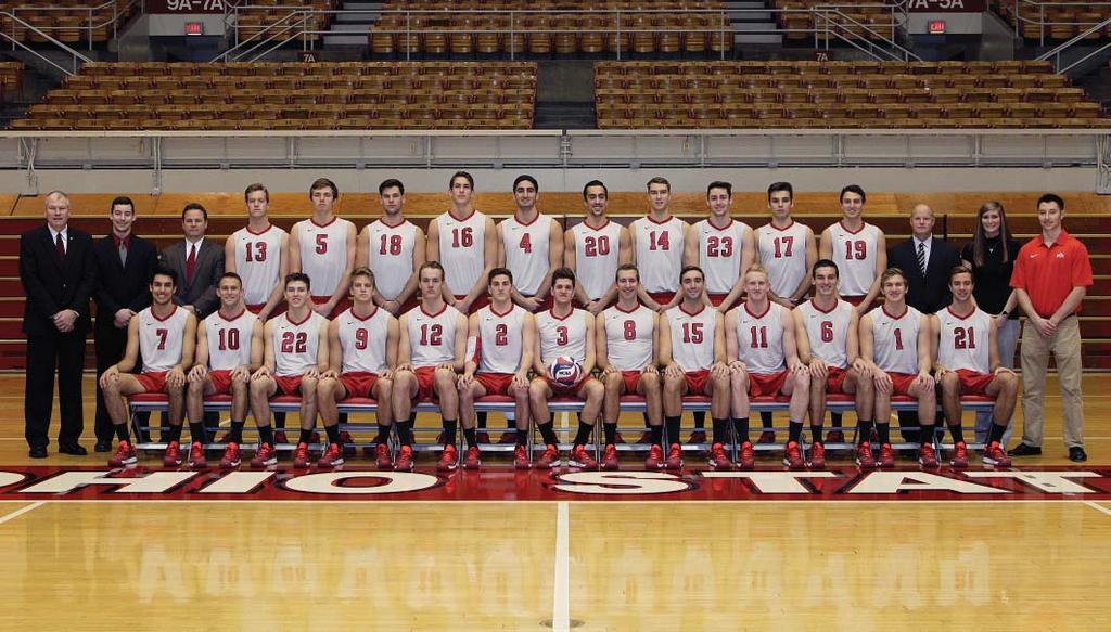 2014 OHIO STATE MEN S VOLLEYBALL 2014 OHIO STATE MEN S VOLLEYBALL ROSTER No. Name Pos. Hgt. Cl. Hometown/Previous School 1 Josh Tublin DS/L 5-10 Fr. Pittsburg, Pa.