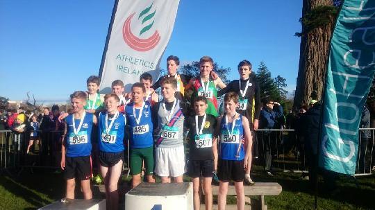 the Inter-Provincial competition. Diarmuid Healy, Midleton A.C. ran a great race to take the National Boys U/12 title with Niall Murphy, St. Cronan s A.C. close behind in 3rd place & Callum McCourt, Bandon A.
