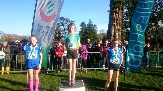 Top 3 finishers in Girls U/14 Top 3 in Boys U/12 race National Gold for Hayde The GloHealth