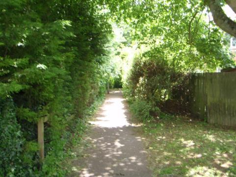 The routes are lit although the route to the rear of the local shops lacks natural surveillance which could lead to issues with