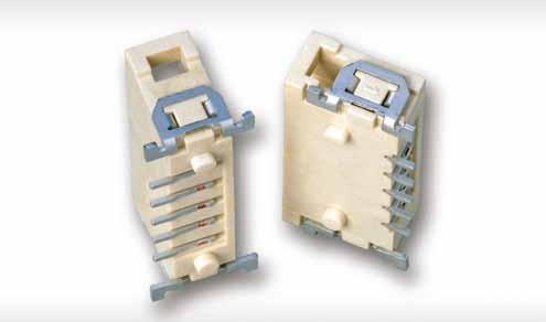 FEATURES ROBUST SOLDER BRACKETS Ruggedized solder brackets provide reliable retention force and serve as integrated strain relief.