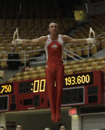 events. Steiner entered the floor exercise rankings this week at No. 12 (14.850) while Newburger continues to pace the team on pommel horse, holding the No. 1 spot on the event (16.225).