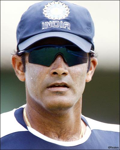 Page 6 of 9 Anil Kumble "I am fortunate that I've to bowl at him only in the nets!