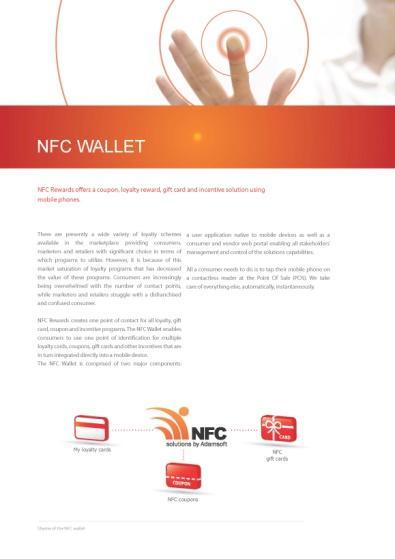 Izdelava brošure V začetku praktičnega usposabljanja sem bil zadolžen za izdelavo brošure za najnovejšo NFC aplikacijo podjetja.