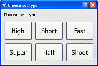 To input a set not included in the six main set type of Figure 3.25, you have to type the letter o.