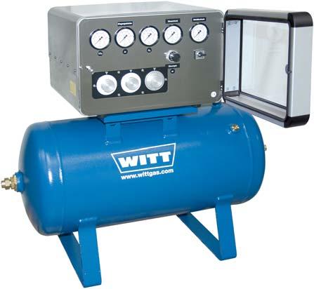 WITT-GASETECHNIK GMBH & CO KG GAS MIXERS MG 50/100-2ME /-3ME MG 50/100-2ME /-3ME EEx MG 50-2ME GB MG 50-3ME EEx Gas mixing systems for 2 or 3 defined gases, designed for a variety of industrial