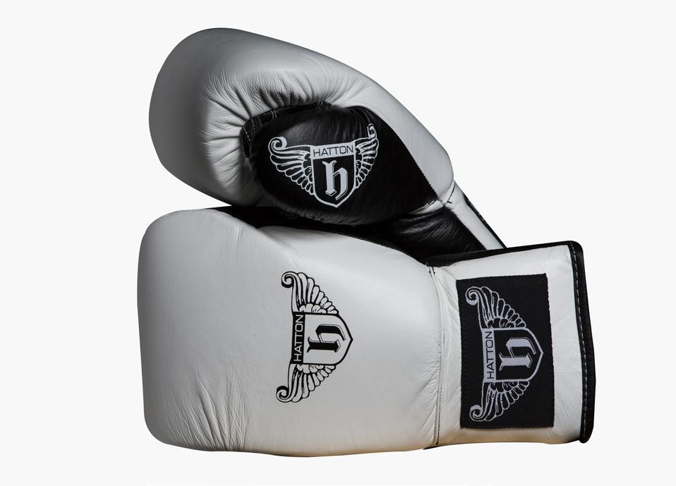 COMBAT EQUIPMENT SECTION 4 HATTON RANGE HATTON PRO SPARRING LEATHER LACE UP GLOVES (PAIR) Hatton Boxing Pro Leather Lace Up Sparring Glove developed for sparring without punishing your opponent.