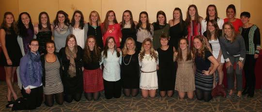 Season accolades and accomplishments were recognized, and various awards voted on by the team were announced.