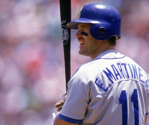 EDGAR MARTINEZ: THE BATTING TITLES 1992 Became the 1st Mariner to lead the AL in a Triple Crown category. Tied for the league-lead in doubles (46) and ranked 2nd in slugging (.