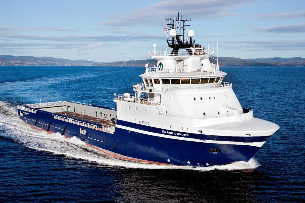 THE VESSEL: MV ISLAND CONDOR Owner: Island Offshre Thr1 Thr2 Thr3 Design: UT 776 CD Type: Platfrm service vessel Thr4 Thr5