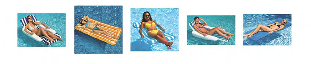 Swimline Lounges P 391 Swimline Inflatable Lounges W000014.900 90413SL Swimline 65" x 45" Americana Conversation $29.80 Double Lounger with Back Rest, Stars and Stripes Pattern W000020.