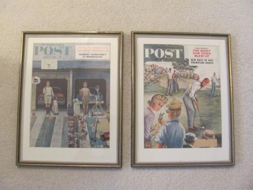 95. The Saturday Evening Post, July 2 nd, 1960, (Original Magazine Cover) wood framed and single matted, overall