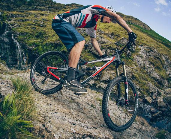 5 wheels it s equally at home on steeper, faster more technical terrain as it is competing in