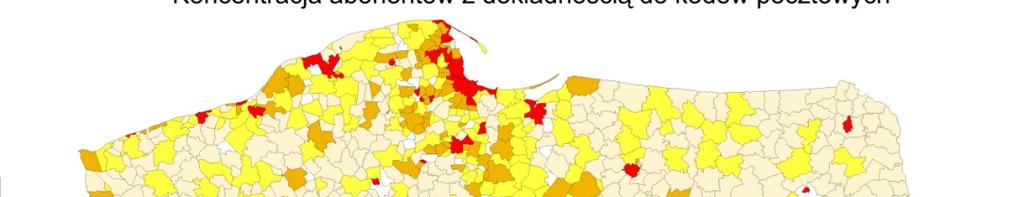 Concentration of Cyfrowy Polsat s subscribers The