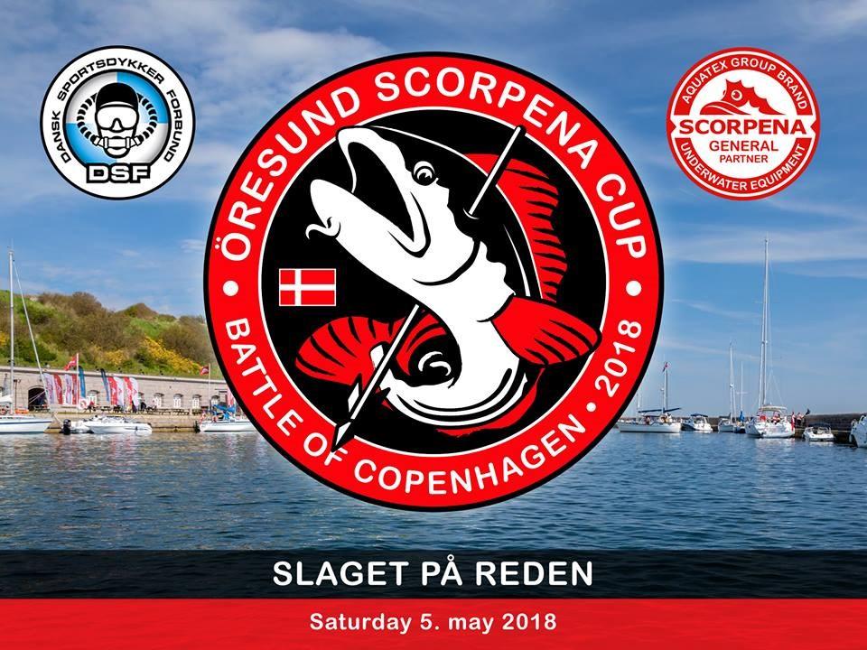 It is with great honor Dansk Sportsdykker Forbund and Scorpena invite you all to join the Öresund cup - The 2`nd Battle of Copenhagen - 2018. It will be THÈ competition of the year!