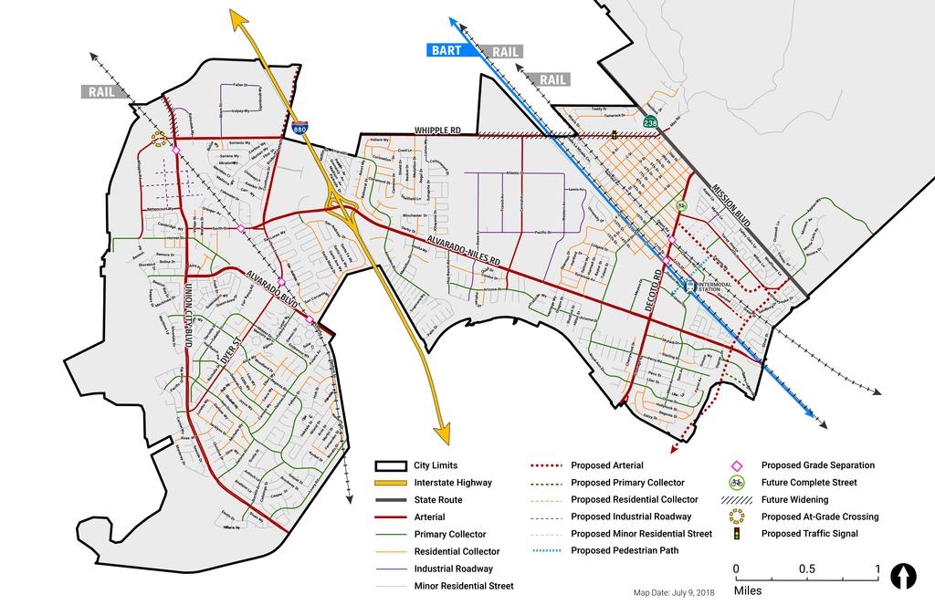 Mobility Figure M-2: Circulation Diagram Union City 2040 General