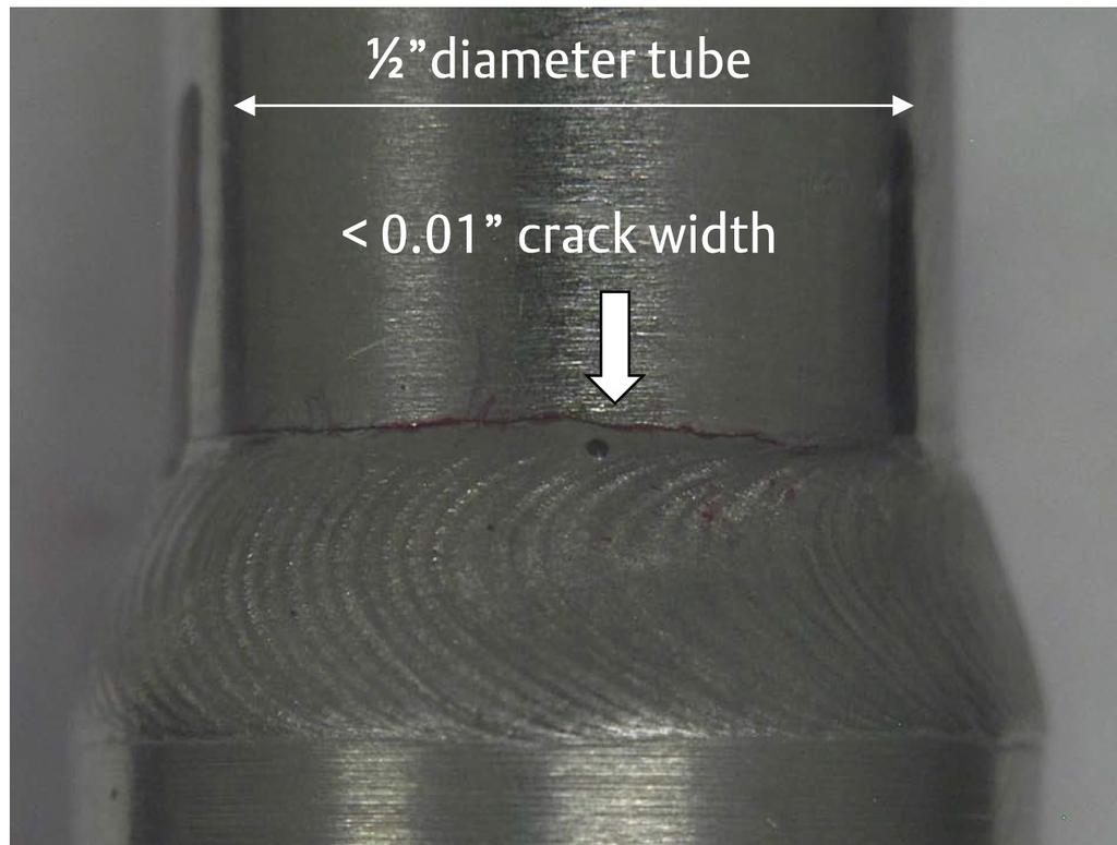 Appendix A: Determination of Tube Crack Size The primary containment breach dimension and size are the most important assumptions made in this analysis.