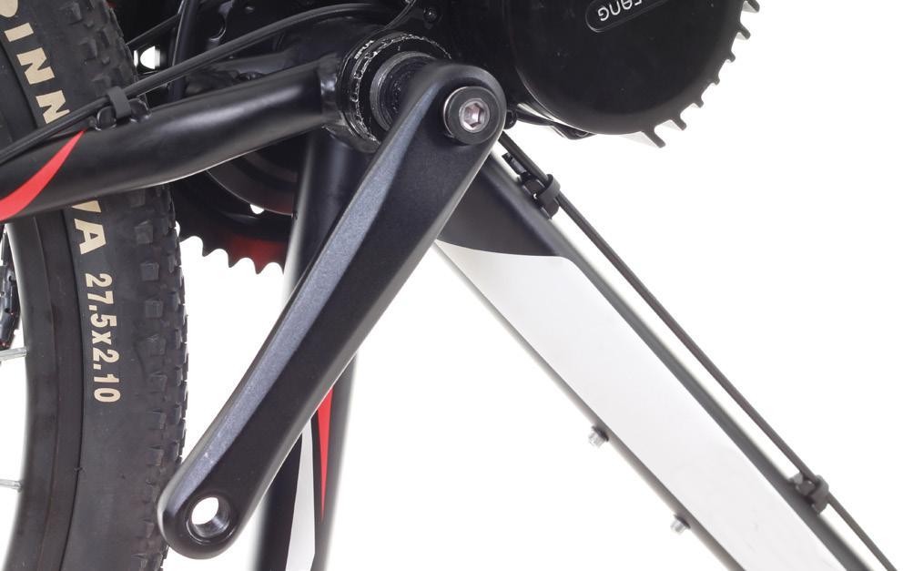 Crank Installation BBS kits come with a new set of cranks,