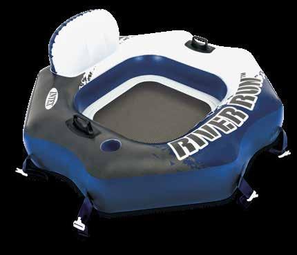 Cooler or additional River Runs Durable handles 2 air chambers for added safety 4 ea, 22.5 lb (10.2 kg) U.S.