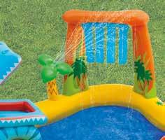 09m) inflated Slide down the volcano and splash into the pool to feed the