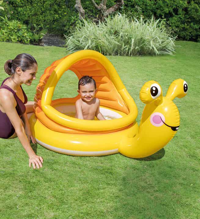 Baby Pools 57107NP/EP SUNSET GLOW BABY POOL 24" x 8½" (61cm x 22cm) inflated 8ga (0.