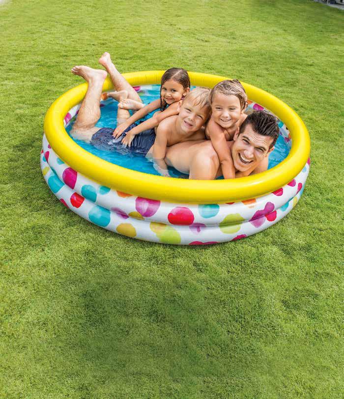 59460NP/EP JUST SO FRUITY POOL SET Set includes #59421 inflatable pool with matching 20" (51cm) beach ball and 20" (51cm)