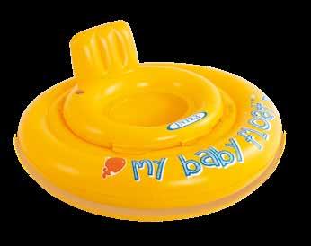 25mm) Vinyl Inflatable leaf shade Smooth leg holes inside smaller ring for baby 3 air chambers for added safety