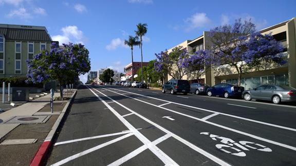 OC Foothills Bikeways Strategy Parking Side and Travel