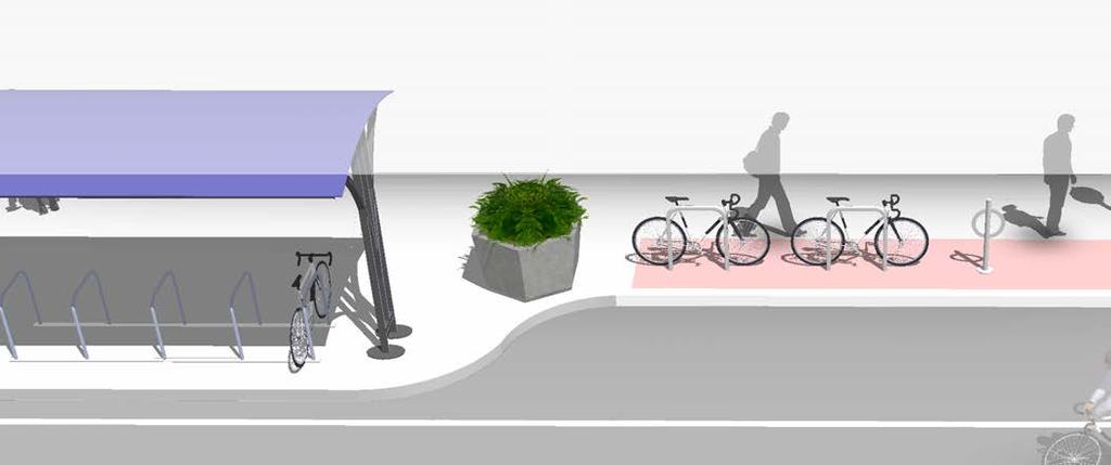 OC Foothills Bikeways Strategy 5.11.1 BICYCLE RACKS Description Short-term bicycle parking is meant to accommodate visitors, customers, and others expected to depart within two hours.
