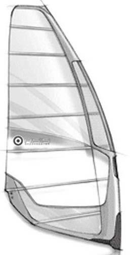 APPENDIX 4 SAIL AREAS If you dissect the sail above the boom into three parts, from the luff: In the top third you have space for the class insignia; Manufacturers names or logos may be placed in two