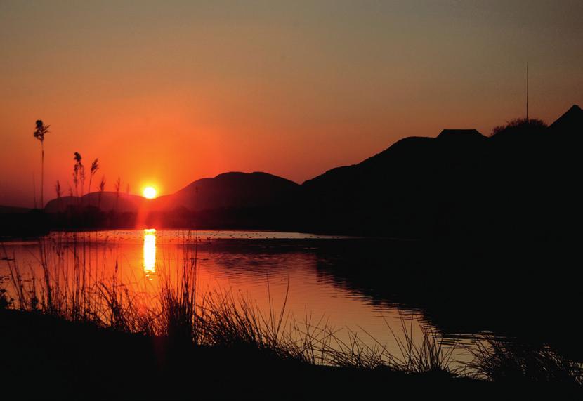 Dinaka Game Reserve is situated in a picturesque