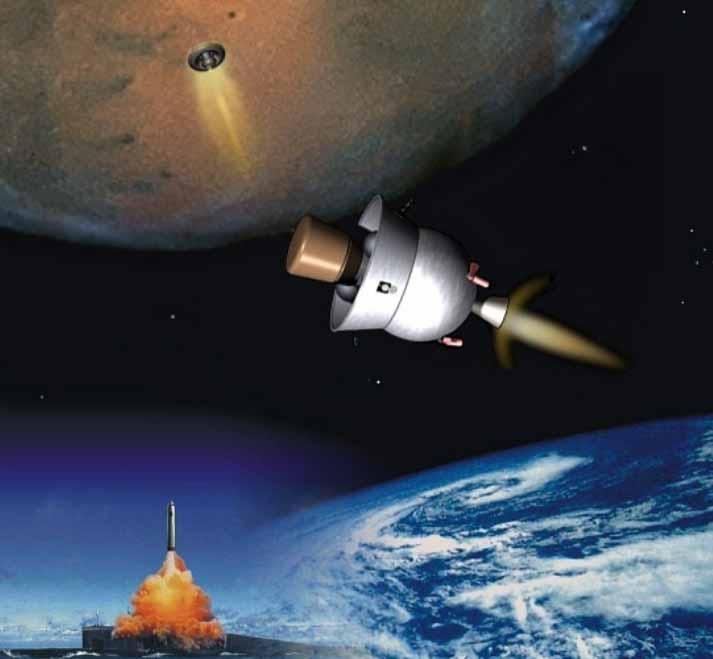 Low Cost Mars Mission A single MetNet µ-lander could be sent to Mars using SLBM LV Acceleration from LEO by electric propulsion engine (used for more than decade) Small interplanetary cruise stage