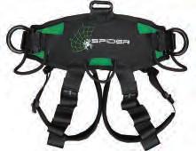 FS243.03 SPIDER SIT HARNESS 14 New unique features for a professional sit harness, combines perfectly with the new chest harnesses Arachnida or Araneae to give the user maximum choice.