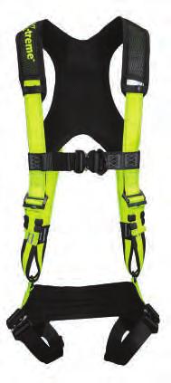 with 2 ventral loops for rope access Fall Safe 3-D ergomic Suport Belt Fall Safe ergomic Back Pad