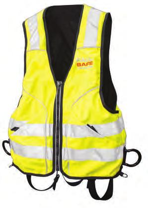 Weight 1,7 Kg 23 EN361:2002 EN471:2003 CLASS 2 FS307 FALL PROTECTION VEST Available in colors 10, 20, 30, 40 Integrated safety harness Integrated shoulder pad for greater comfort Dorsal D-ring