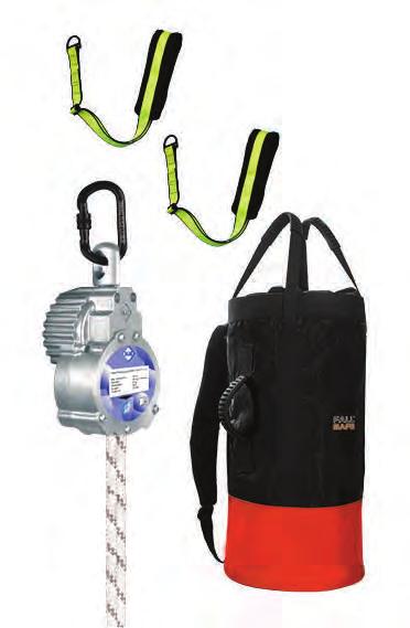 FS973 EVACUATION SYSTEM AUTOMATIC 1 person abseiling device with automatic speed regulation.