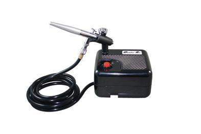 2mm) airbrush Available in Black, White Voltage : 100-240V 50/60Hz Airflow : 11 lpm Present max pressure : 30 psi Size