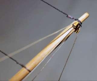 Pre-installation Rigging of Bowsprit (continued) 19 19 Figure 44: Spritsail Yard Braces