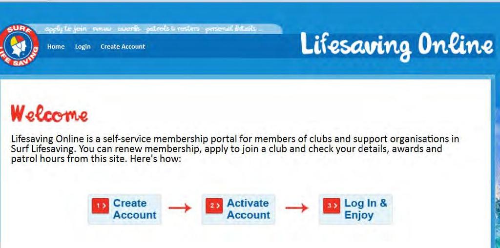ALREADY REGISTERED WITH LIFESAVING ONLINE Renewal is very easy now that you have already registered Go to www.lifesavingonline.com.