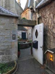 Courtyard entrance Accessible castle
