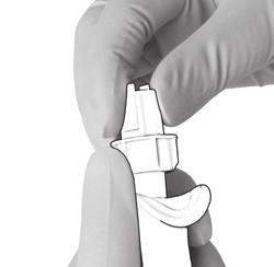 WITOPET PREMIUM PIPETTE b. Hold the connecting nut of the part 1 with one hand and turn the part 2 with the other one according to the correction needed (see figure 9).