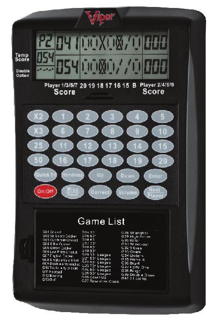 DIGISCORE DIGITAL DART SCORER Replacement Parts Order direct at or call our Customer Service department at
