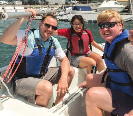 949.645.9412 Adult Learn to Sail Prerequisite: Participants must be at least 14 years old and able to swim 50 yards.