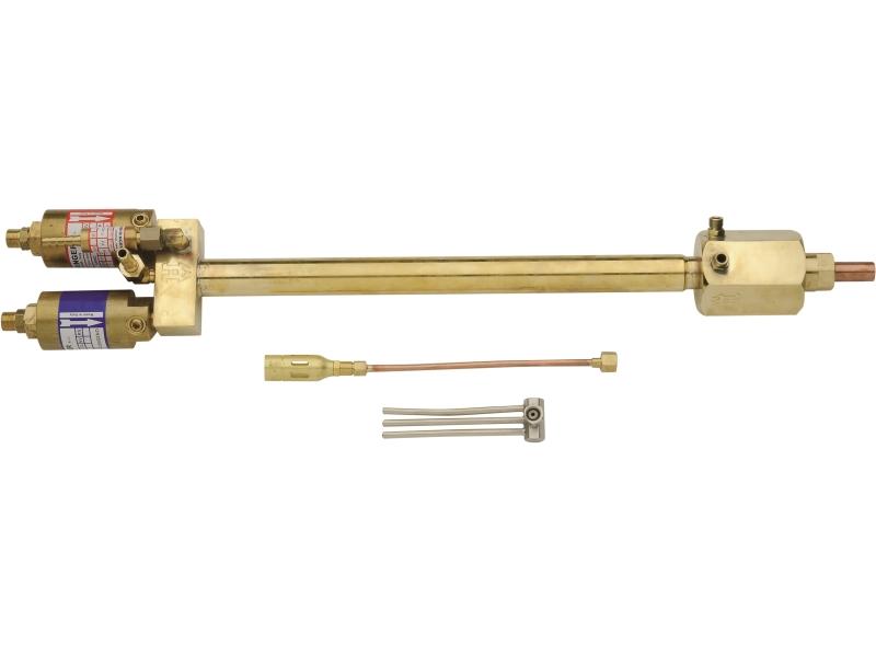 16 - Flaming torches BS/86 torch The BS/86 automatic ﬂaming torch is designed for the automatic ﬂaming of slabs or ﬂat surfaces; the welding torch has a built-in trident water-cooling system to cool