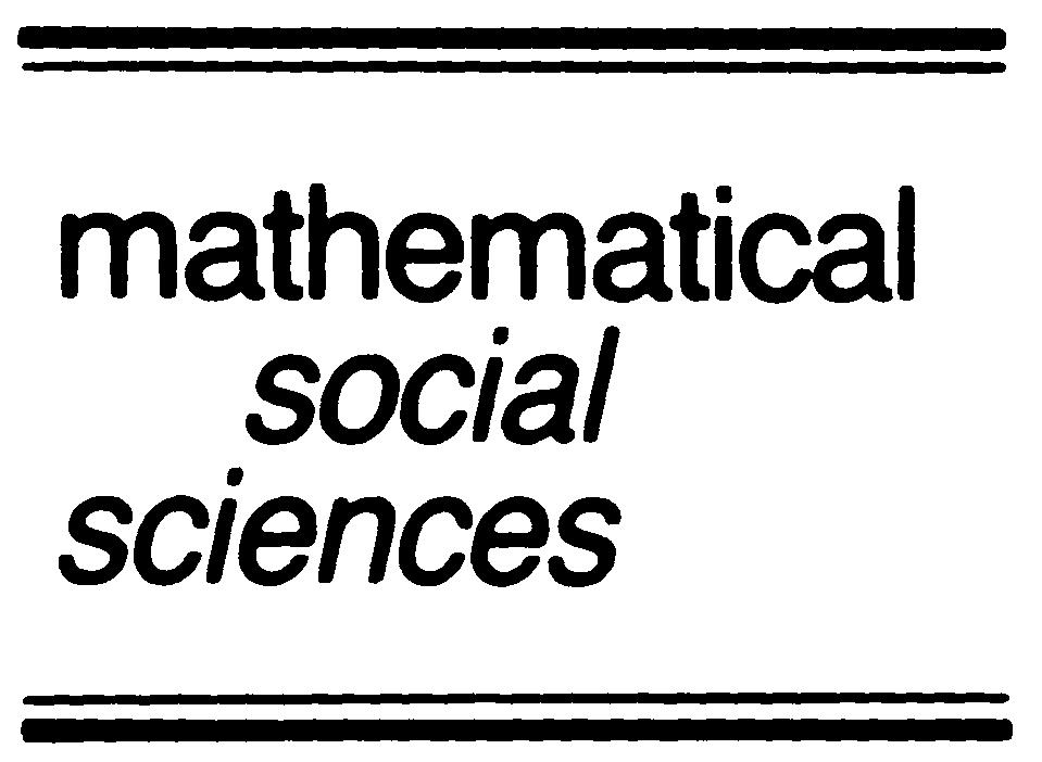 Matematcal Socal Scences 45 (003) 85 03 www.elsever.
