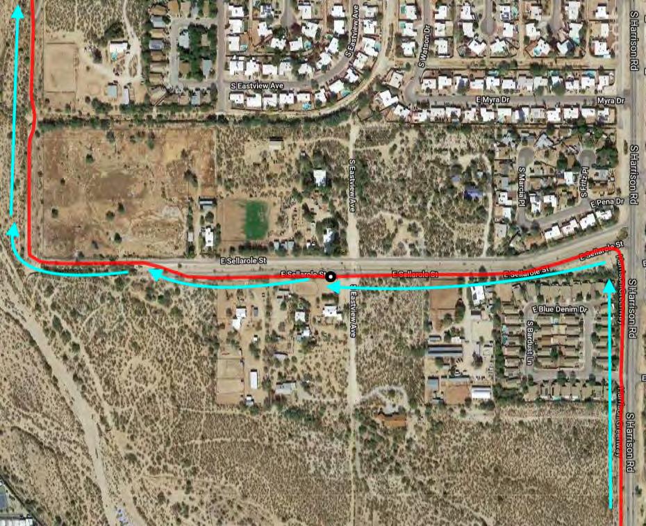 Runner 7 (Exchange 6 to Exchange 7) ~ Fantasy Island Parking Lot to Centerpark Parking Lot (next to Home Depot) (Pantano Wash Path) 5.